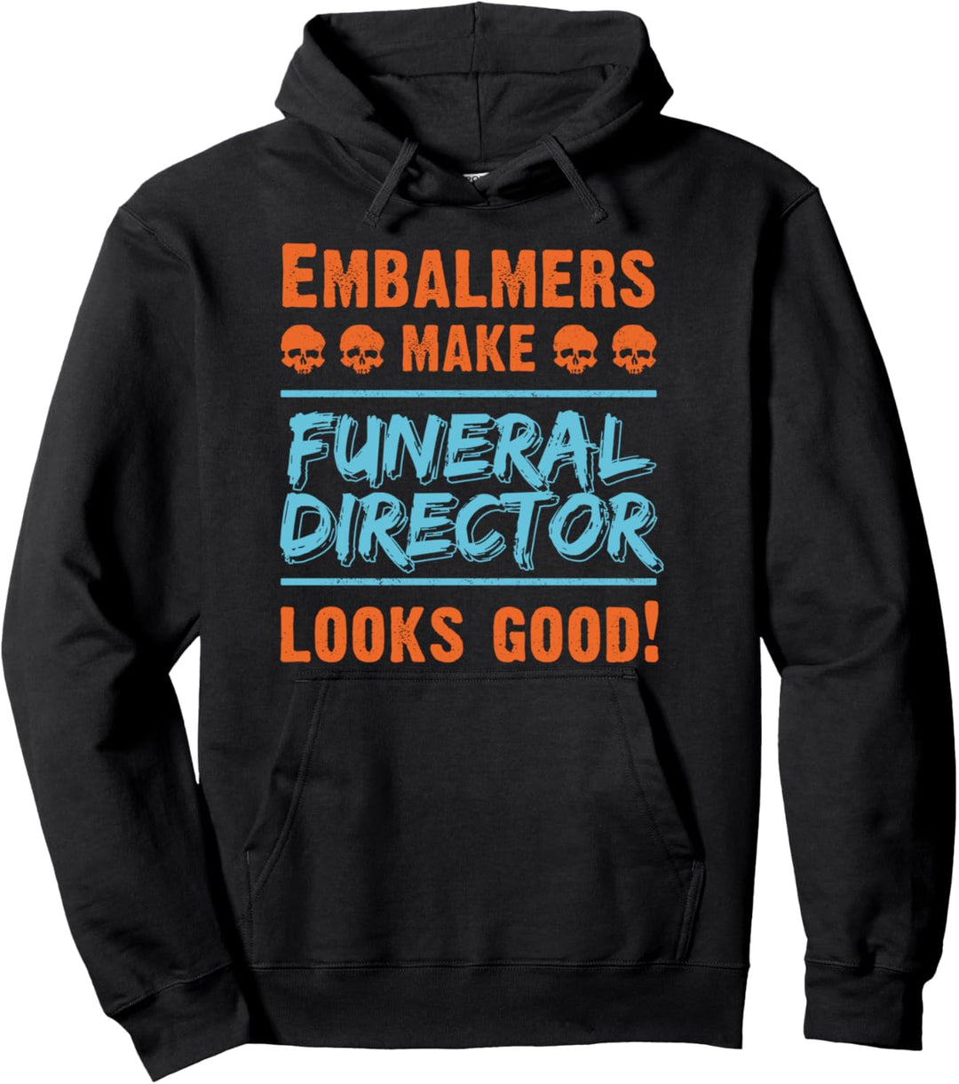 Beerdigen Leichenbestatter Bestatter Einbalsamierer Geschenk Pullover Hoodie