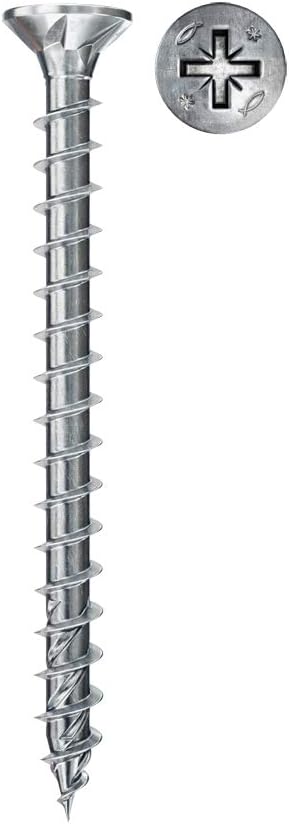 fischer 558778 Maletín FPFII FIXTAINER Sortiment von Schrauben für Holz, grau, Con tornillo Schraube