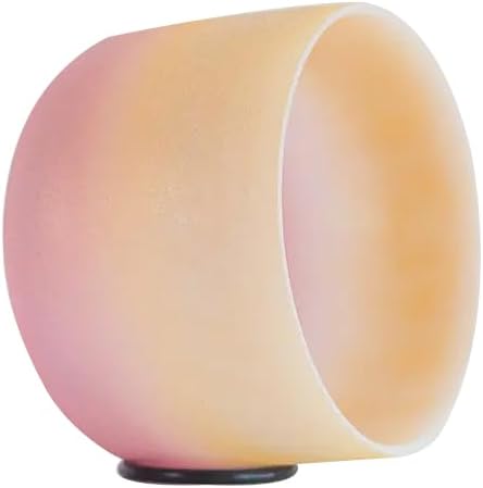 Hye-eun Sunset Kristall Klangschalen Set 432hz, 7-12 Zoll Quarz Crystal Singing Bowl Meditationsset