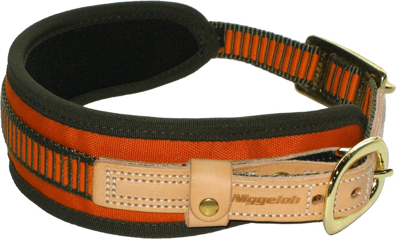 Niggeloh Hundehalsband Schweisshalsung, orange-oliv, M, 011100022 M orange-oliv, M orange-oliv