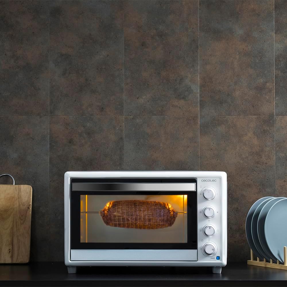 Cecotec Tischkonvektionsofen 46 Liter Bake&Toast 4600 White Gyro. 2000 W, Innenbeleuchtung, 12 Funkt