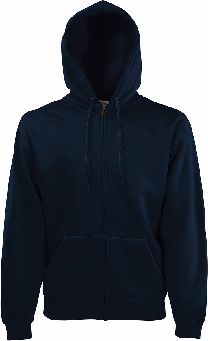 KAPUZENJACKE SWEATSHIRT FRUIT OF THE LOOM S M L XL XXL XXL,Blau