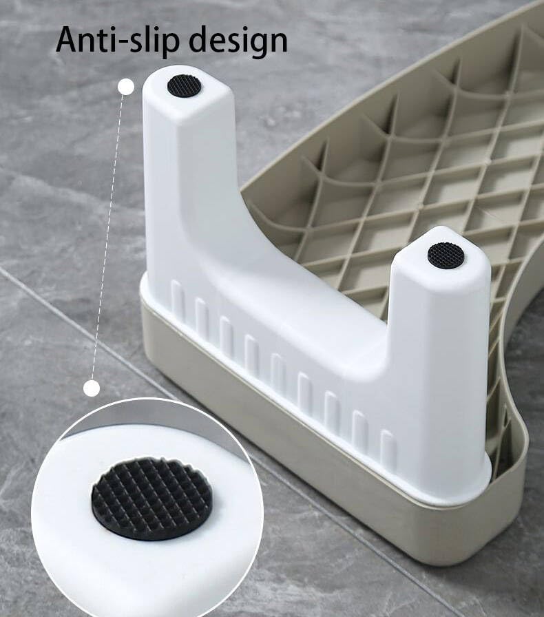 Faltbarer Toilettenhocker, Toilettenhocker Erwachsene, Rutschfester Klohocker, für Blähbauch, verbes