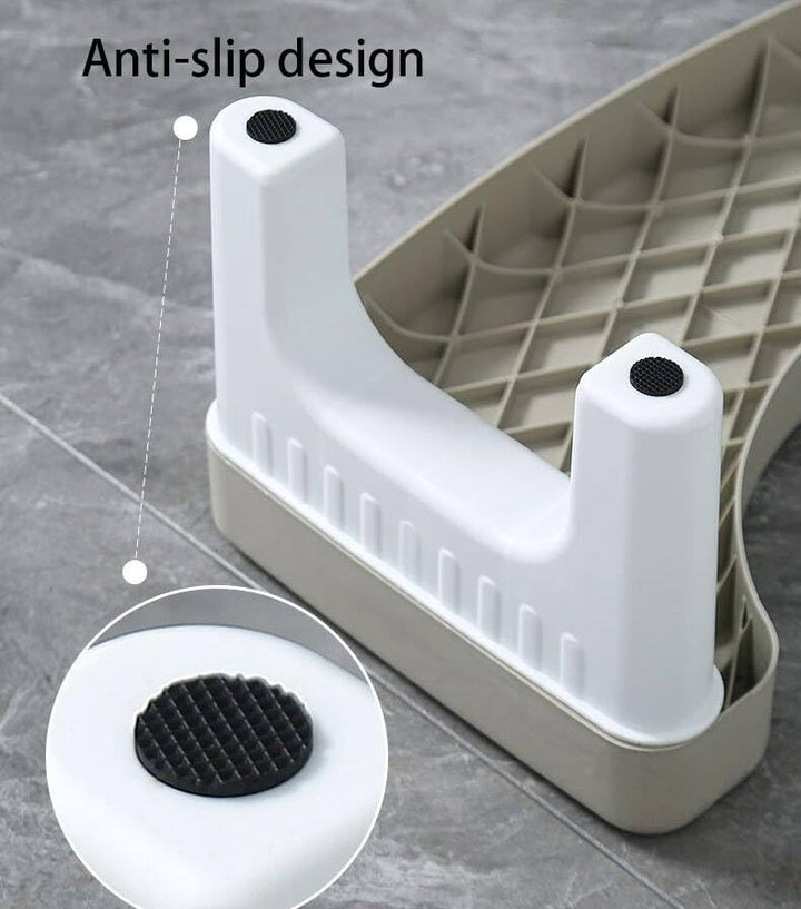 Faltbarer Toilettenhocker, Toilettenhocker Erwachsene, Rutschfester Klohocker, für Blähbauch, verbes