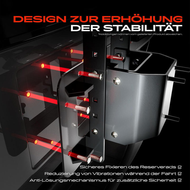 Frankberg Ersatzrad Reserverad Seilwinde Kompatibel mit Discovery III L319 TAA Discovery IV L319 LA