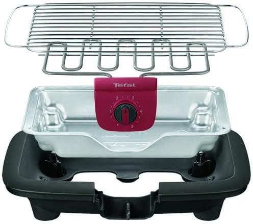 Tefal BG90E5 Easygrill Adjust Elektro- Tischgrill | 2300 Watt | 720 cm² Grillfläche | Einfache Reini