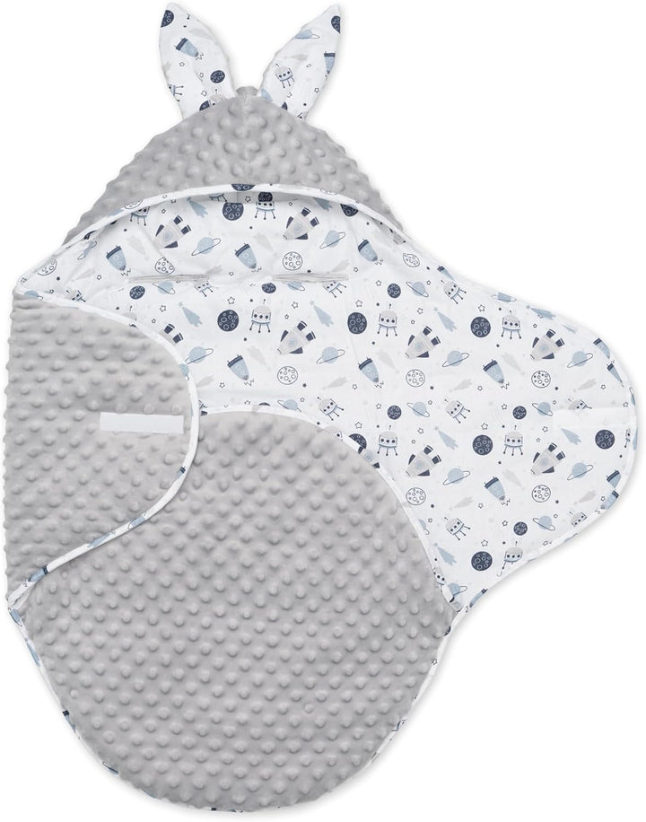 ELIMELI EINSCHLAGDECKE für Babyschale - Baby Winter Decke für Autositz, Buggys und Kinderwagen mit F
