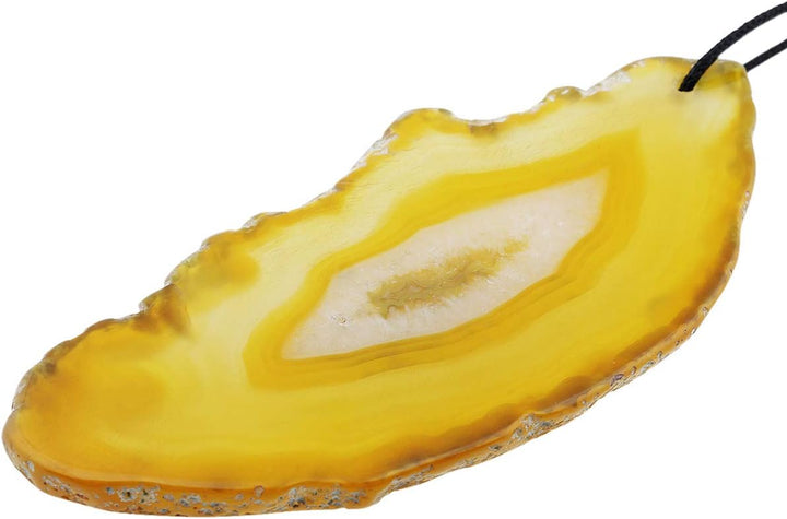 Nupuyai 10 Stück Achatscheiben Anhänger Edelstein Geode Achat Scheiben mit Loch für Schmuckherstellu
