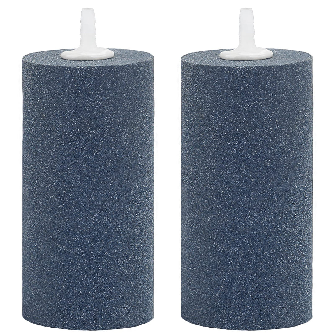 Pawfly 2 PCS grosser Luftstein-Zylinder 10 cm, Luftblasen-Diffusor für Teich und Aquarium Fischbecke