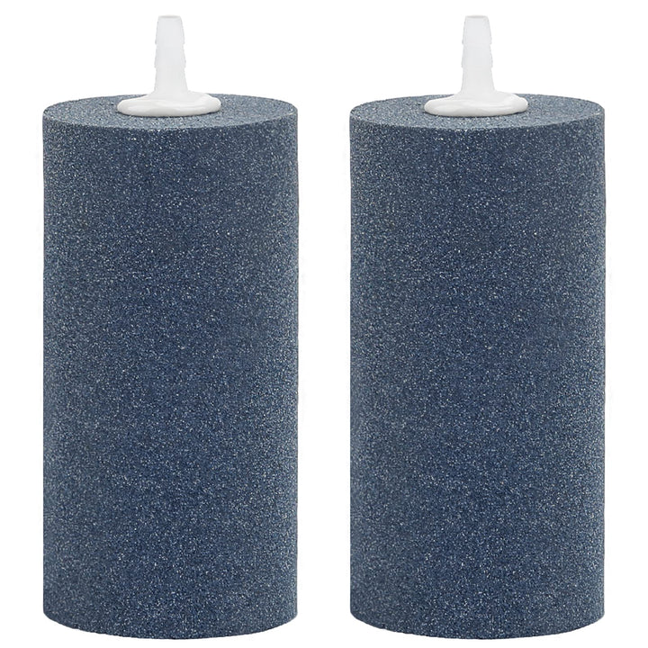 Pawfly 2 PCS grosser Luftstein-Zylinder 10 cm, Luftblasen-Diffusor für Teich und Aquarium Fischbecke