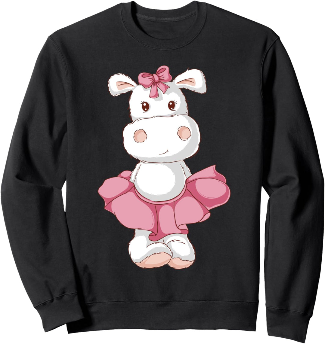 Hippo Nilpferd Flusspferde Sweatshirt