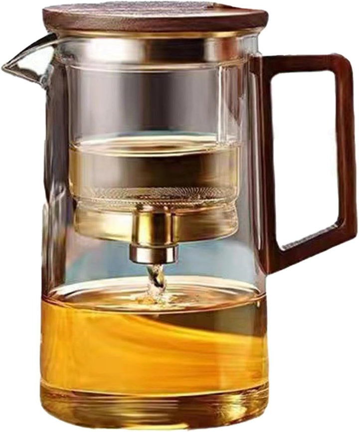 Glas-Teekanne mit Sieb, Glas-Teekannenfilter - Teekanne mit Sieb, Glas, Wassertrennung, Teekessel |