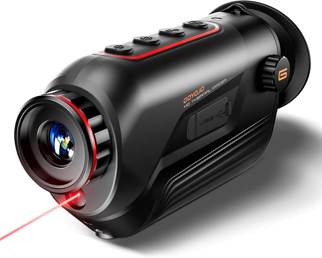 GOYOJO Handheld-Wärmebild-Monokular mit 15-mm-Fokalobjektiv, 256 x 192 (25 Hz), Integrierte drahtlos