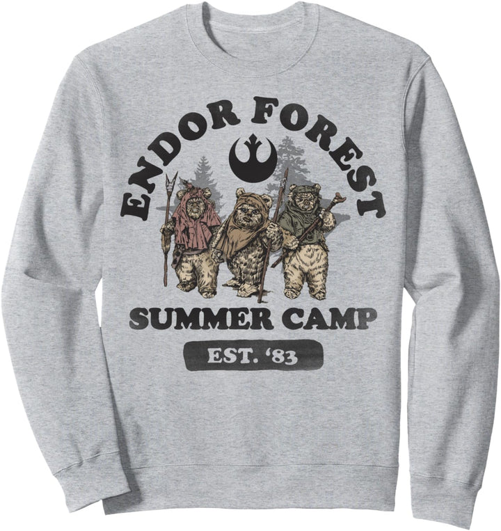 Star Wars Ewok In Forest Summer Camp Sweatshirt