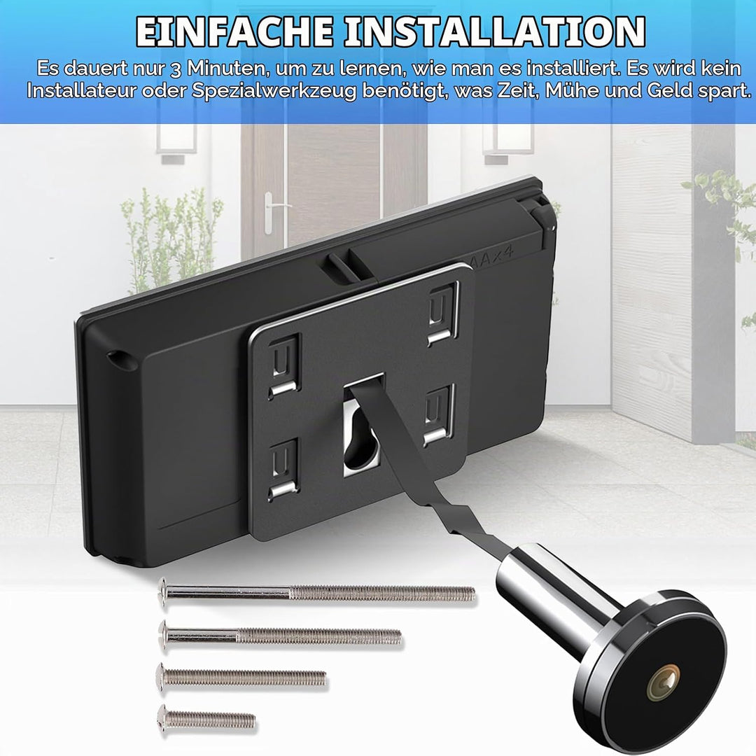 Elektronischer Türspion, SN-35A 3,5 Zoll 120 Grad Weitwinkel elektronisches Katzenauge/CE-Zertifizie