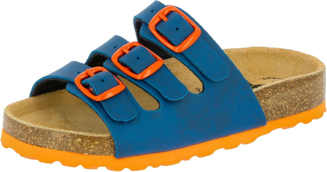 Lico Damen Bioline Pantoletten 27 EU Marine Orange, 27 EU Marine Orange