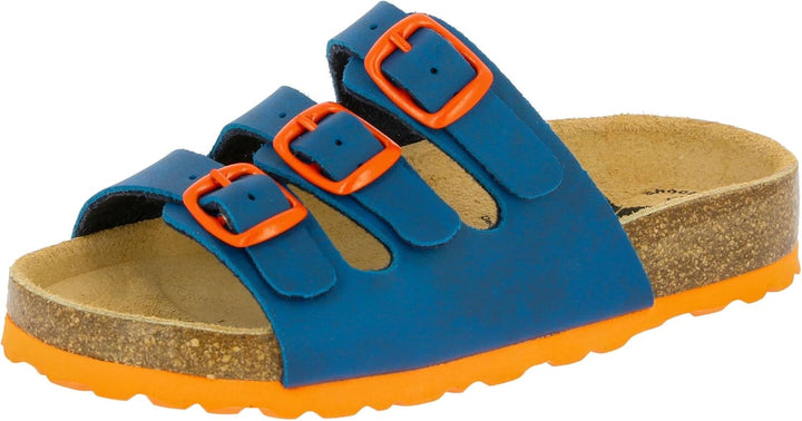 Lico Damen Bioline Pantoletten 27 EU Marine Orange, 27 EU Marine Orange