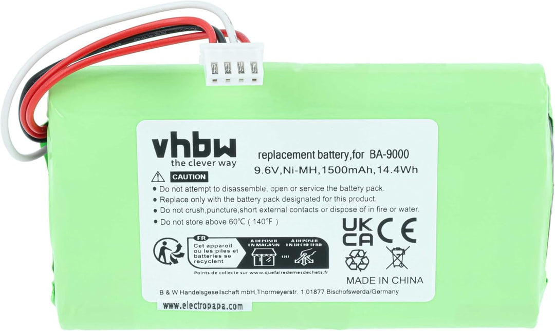 vhbw Akku kompatibel mit Brother PT PT-9500, PT-9500pc, PT-9600 Drucker Kopierer Scanner Etiketten-D