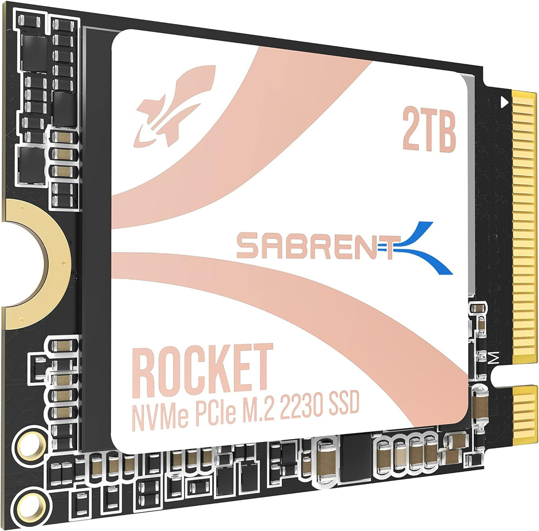 Sabrent Q4 2230 M.2 NVMe Gen 4 2TB interne SSD 5000 MB/s Lesen PCIe 4.0 X4 M2 Solid State Drive komp