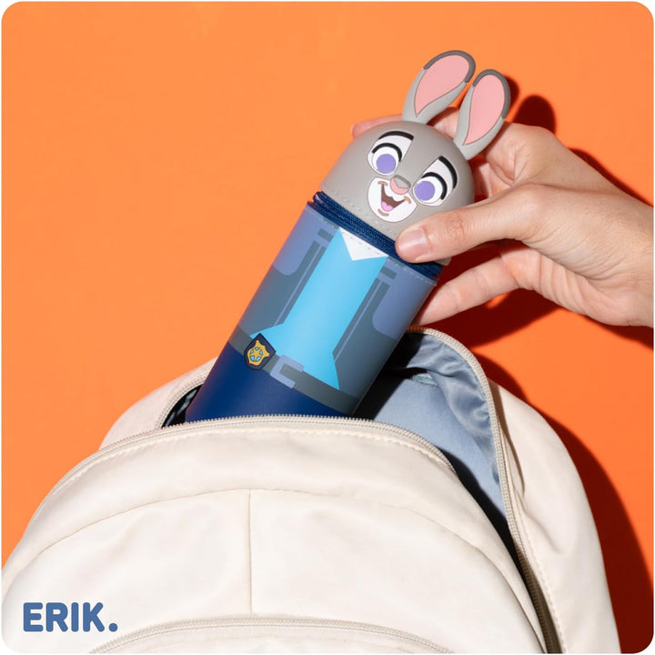 Grupo Erik Mäppchen Disney Zoomania Judy Hopps 1 Fach - Stift Etui Schule - Federmäppchen Mädchen Sc