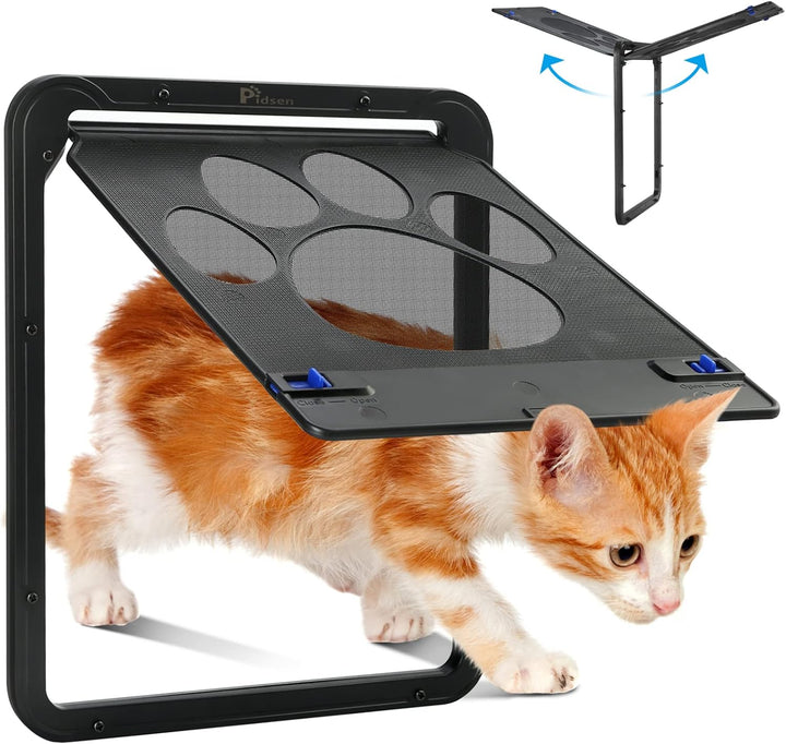 Katzenklappe Innentür, Hundeklappen Katzenklappe Automatisch, Haustier Bildschirm Türklappe Abschlie
