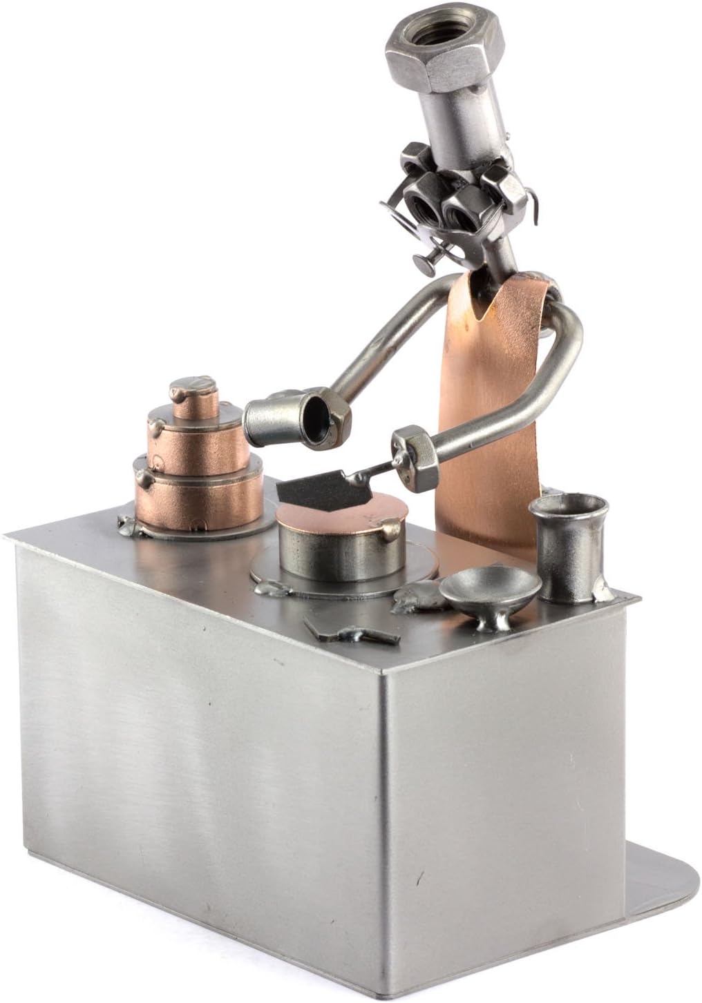 Steelman24 I Schraubenmännchen Konditor I Made in Germany I Handarbeit I Geschenkidee I Stahlfigur I