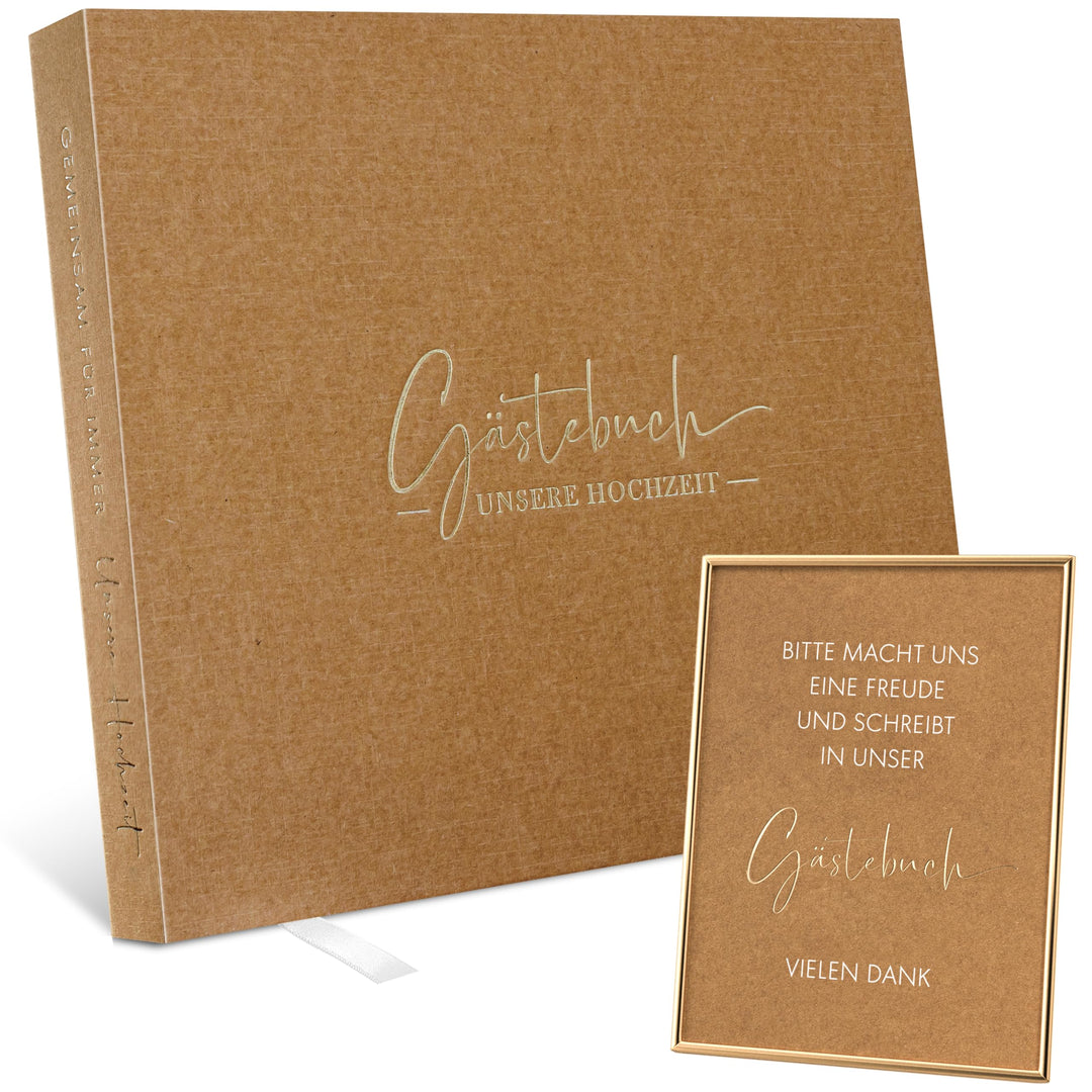 Love Notes Gästebuch Hochzeit mit Fragen zum Ausfüllen – Hochwertiges Hochzeitsbuch für unvergesslic