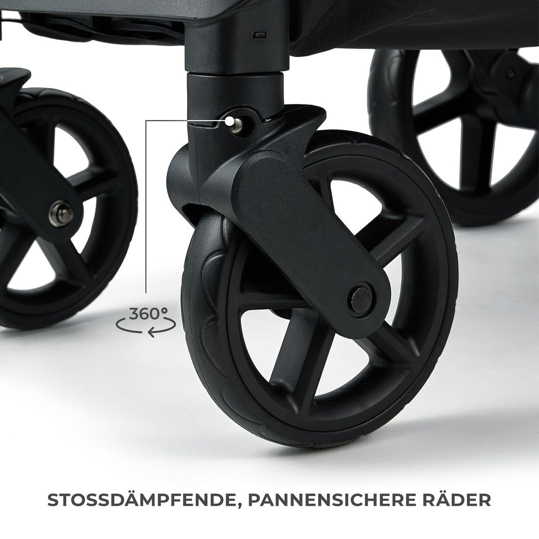 Kinderkraft LOOM Kompakter und leichter Buggy, automatisches Zusammenklappen, grosse pannensichere R