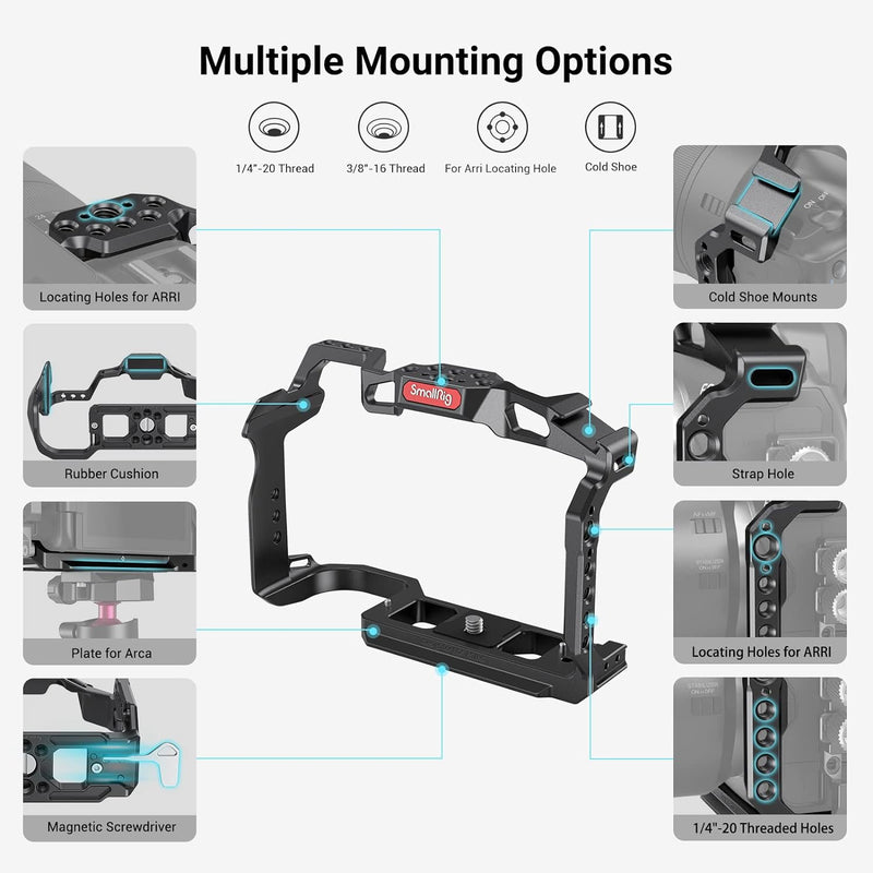 SMALLRIG R5 R6 R5C Cage Käfig für Canon für EOS R5 / R6 / R5 C Kamera - 2982B