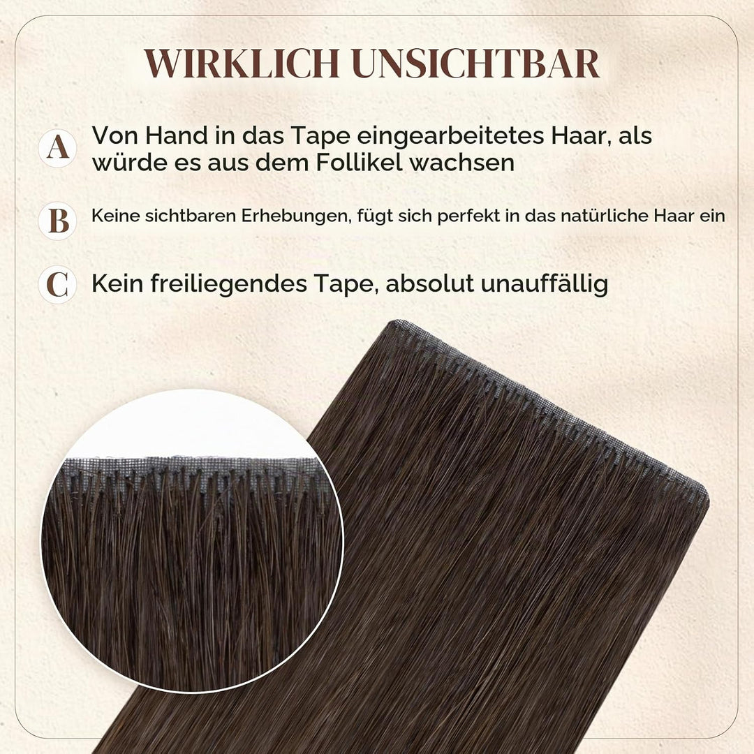 Elailite Tape Extensions Echthaar 