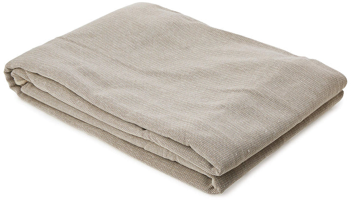 Eysa Constanza Nicht elastisch mit Krawatten Sofa überwurf 2 sitzer, Baumwolle, 01-leinen, 43 x 5 x