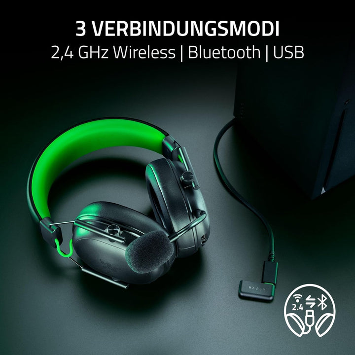 Razer BlackShark V3 X HyperSpeed for Xbox - Kabelloses E-Sport Headset - Ultra leicht 270 g - Trifor