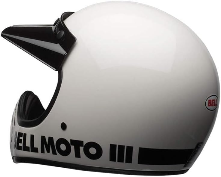 BELL Moto-3 Classic Endurohelm (weiss), L (59)