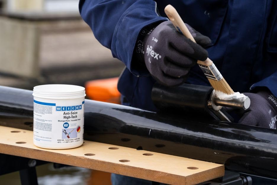 WEICON Anti-Seize High-Tech Montagepaste 1 kg Schutz gegen Korrosion, Verschleiss und Festfressen |