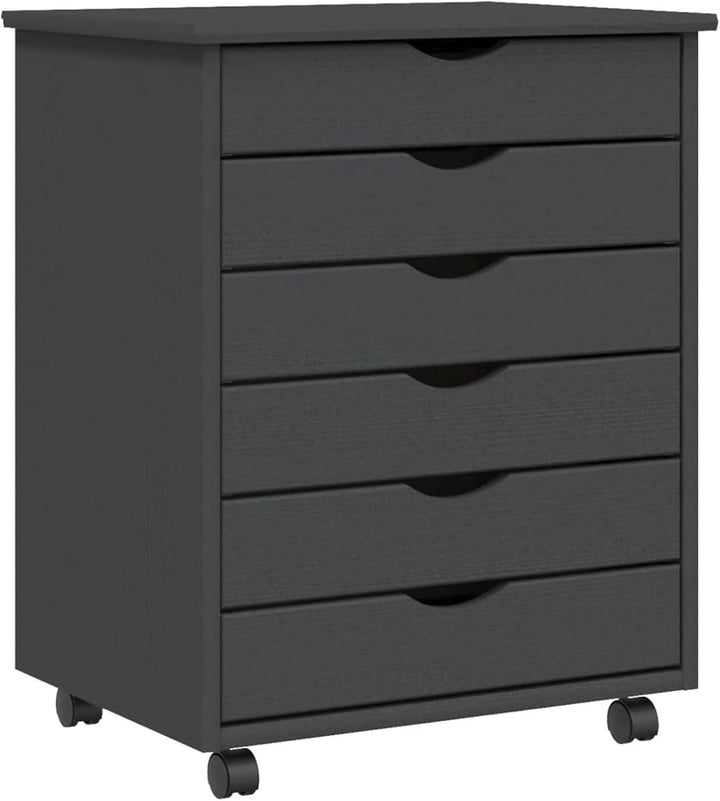 Gecheer Rollschrank mit Schubladen, Kommode, Schubladenschrank, Schreibtischschrank, Aktenschrank, B