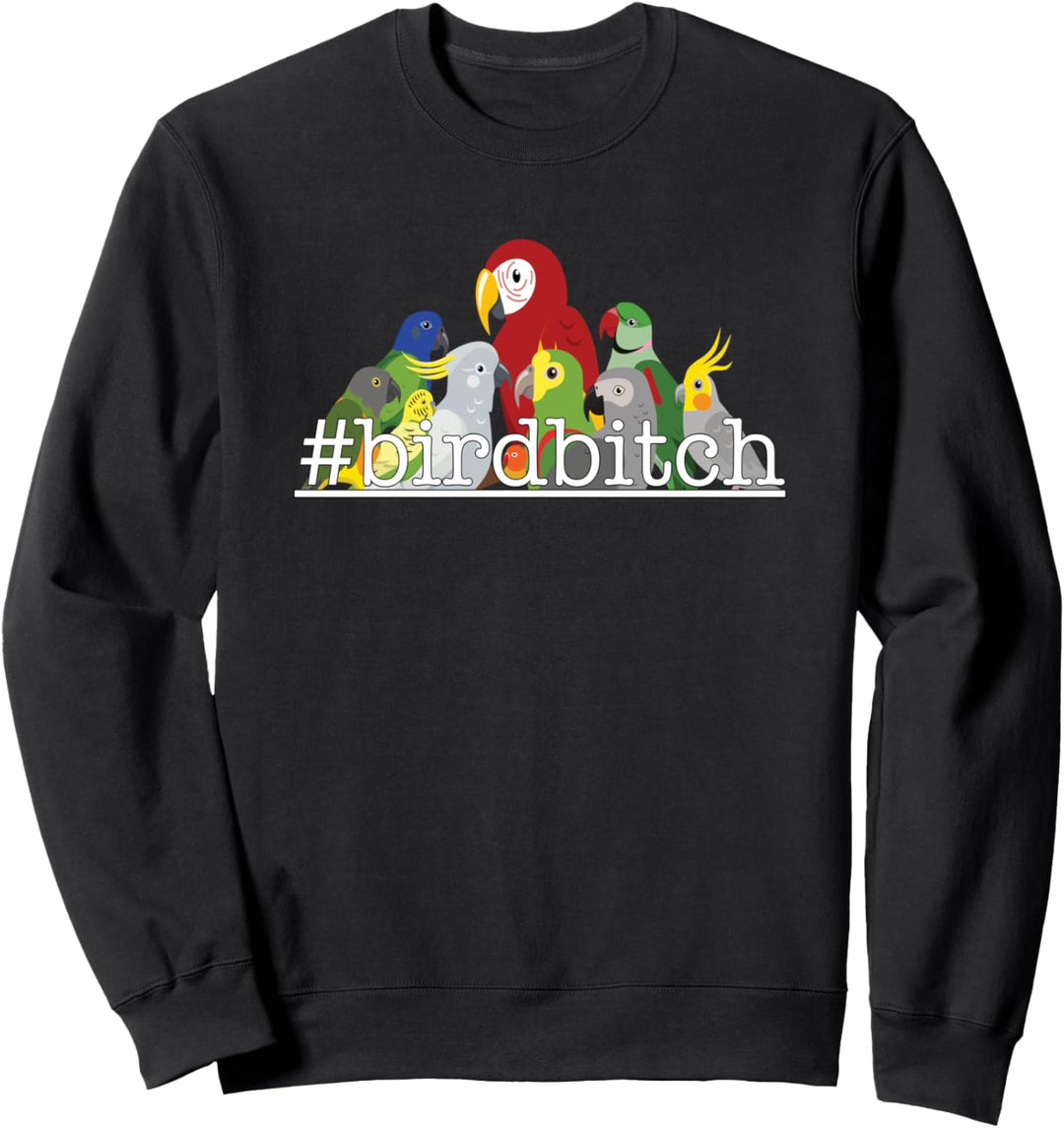 Vogelscheuche Ara, Kakadu, Afrikanischer Grau Sweatshirt