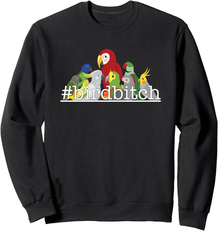 Vogelscheuche Ara, Kakadu, Afrikanischer Grau Sweatshirt
