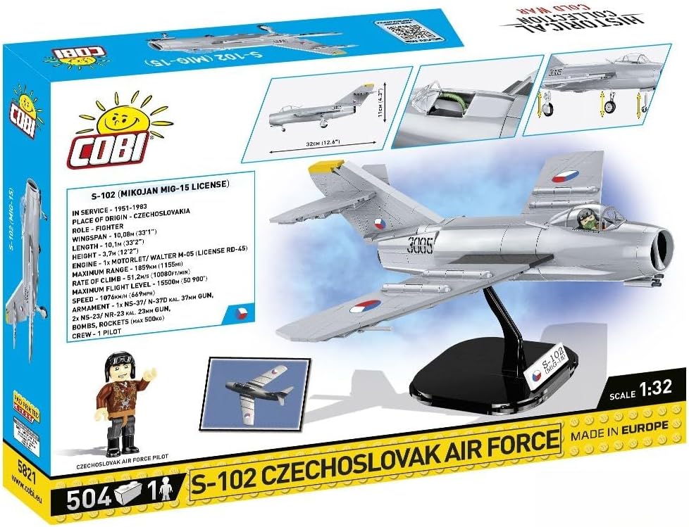 COBI 5821 Czechoslovak Air Force Bausteine, Various, S