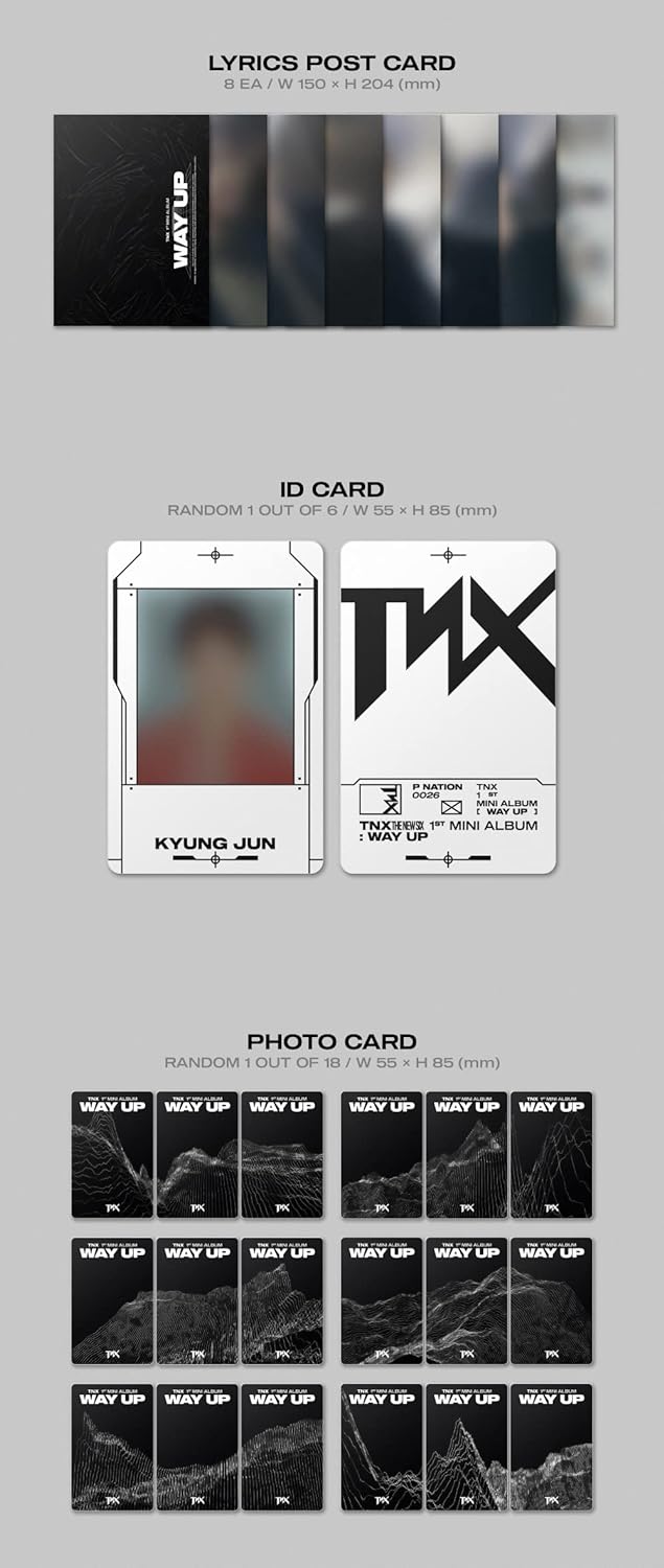 TNX - WAY UP (1st Mini Album)