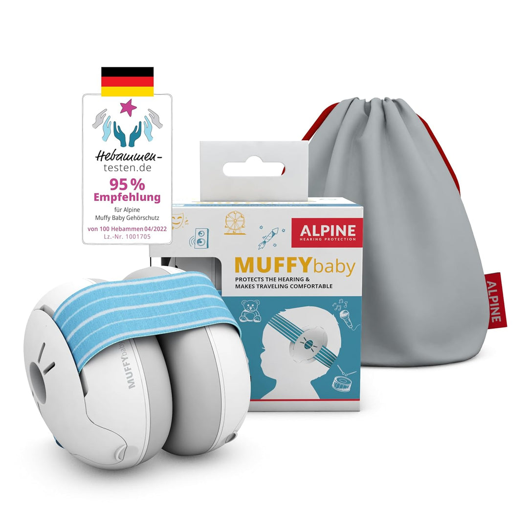 Alpine Muffy Baby Kapselgehörschützer - Gehörschutz für Babys und Kleinkinder von 12 bis 36 Monate -