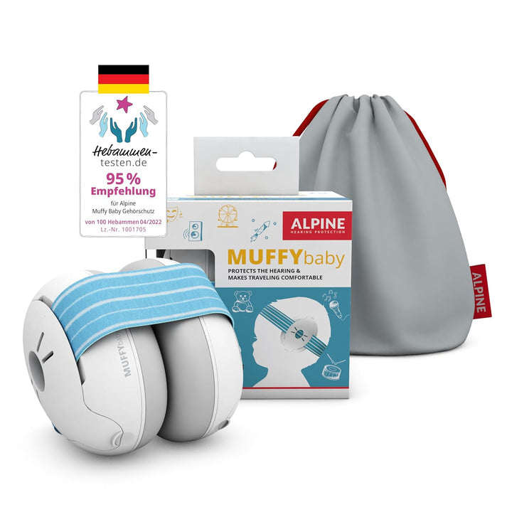 Alpine Muffy Baby Kapselgehörschützer - Gehörschutz für Babys und Kleinkinder von 12 bis 36 Monate -