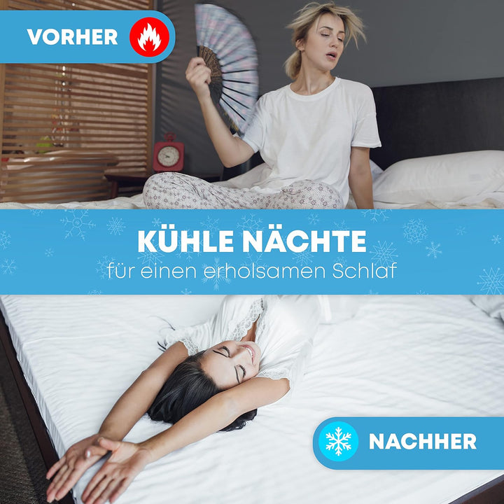 Mara Vital Premium Matratzenschoner Klimaregulierend – kühlende Wirkung – Optimaler Schlaf - Idealer