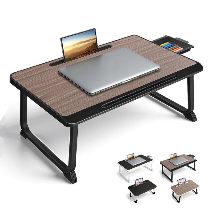 Laptop Bett Schreibtisch, Laptoptisch für Frühstück im Bett, Arbeit, Homeoffice, Laptopständer für S