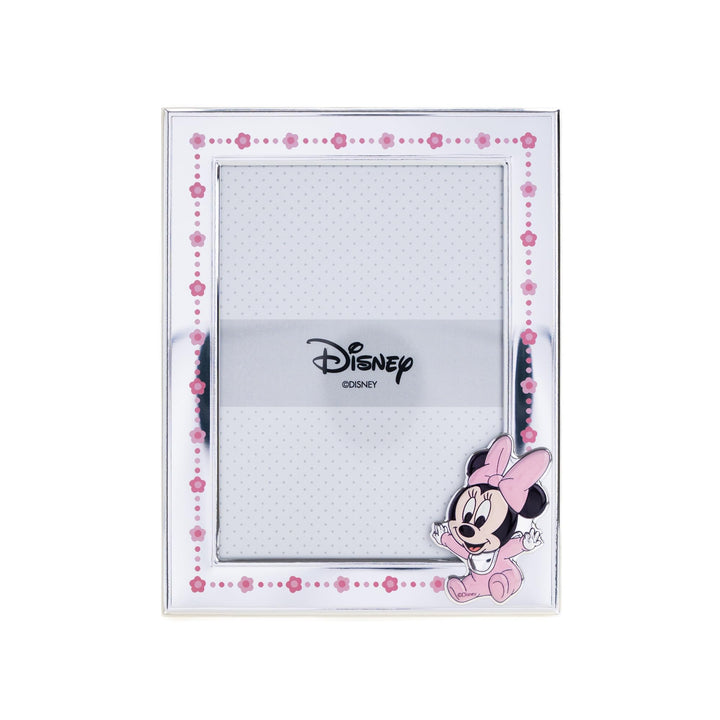 VALENTI & CO. Disney Baby - Minnie - Bilderrahmen in Silber für Kinder, Geschenkidee für Taufe, Gebu