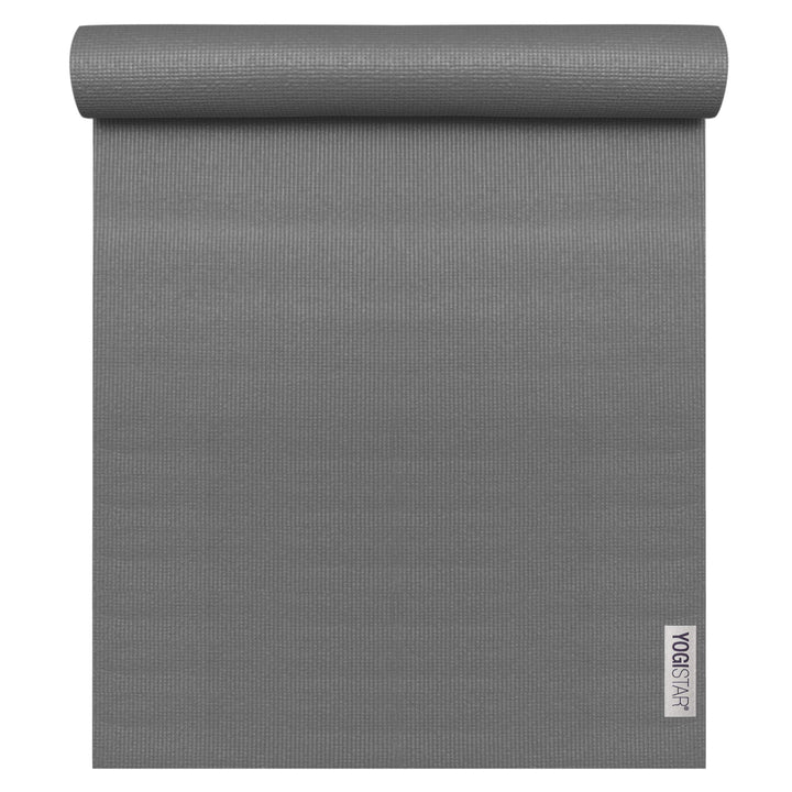 Yogistar Yogamatte Basic - rutschfest - 23 Farben Graphit