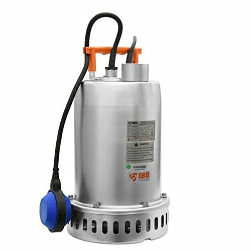 !! Profi !! Schmutzwasserpumpe Tauchpumpe Schwimmbadpumpe Edelstahl 21000 L/h Förderhöhe 18m