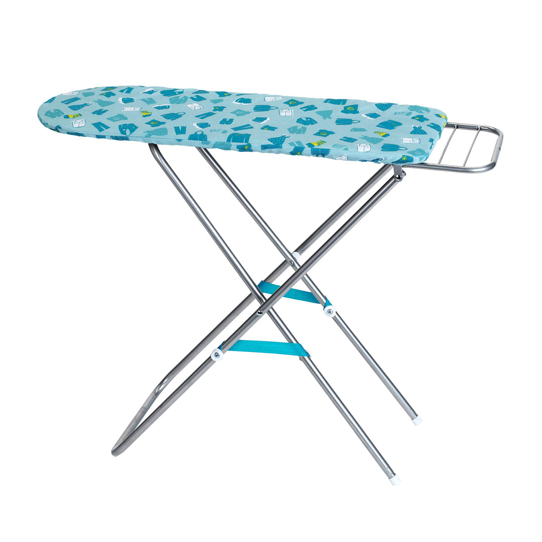 Theo Klein Metall-Bügelbrett I Höhenverstellbar I Masse: 20,5 cm x 71 cm x 62 cm I Spielzeug für Kin
