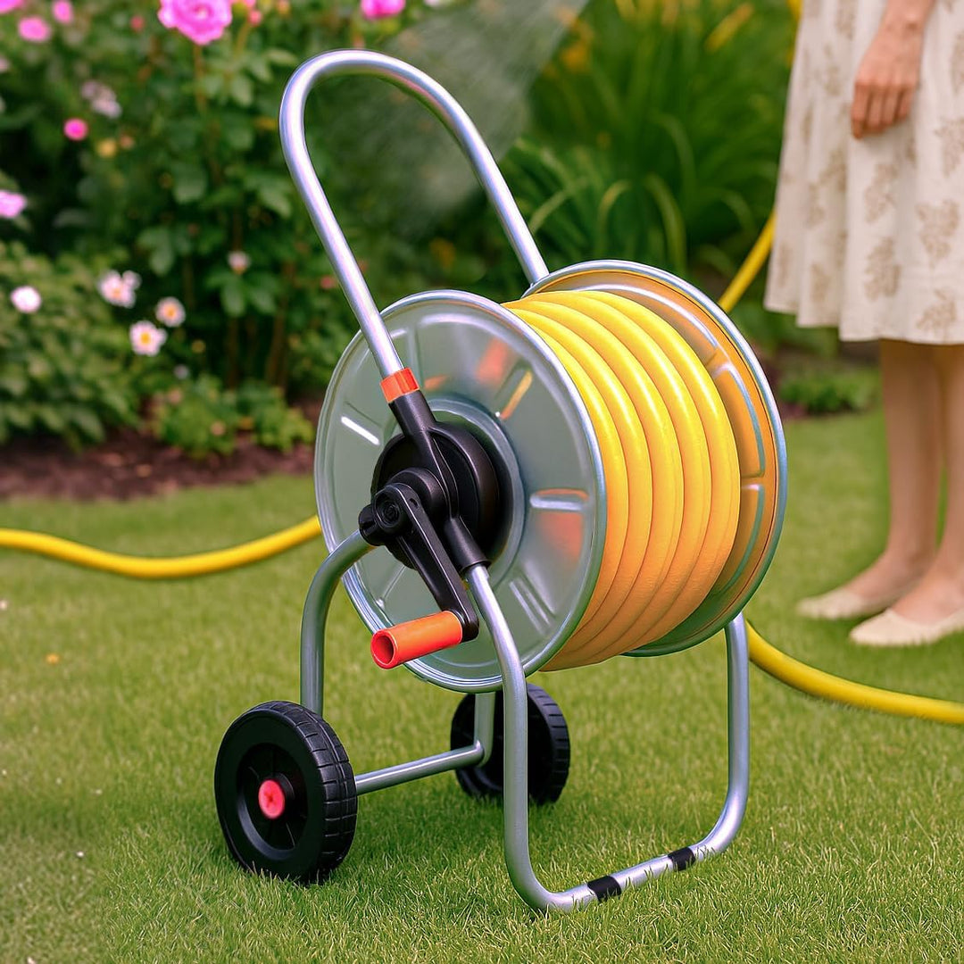 Gartenschlauch gelb 3/4" Helios Premium 10 Jahre Garantie 4 lagig Wasserschlauch Bewässerungsschlauc