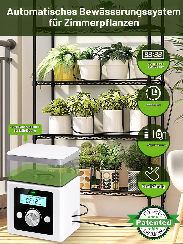 Automatisches Bewässerungssystem, Automatische Bewässerung für Zimmerpflanzen,DIY Automatisch Bewäss