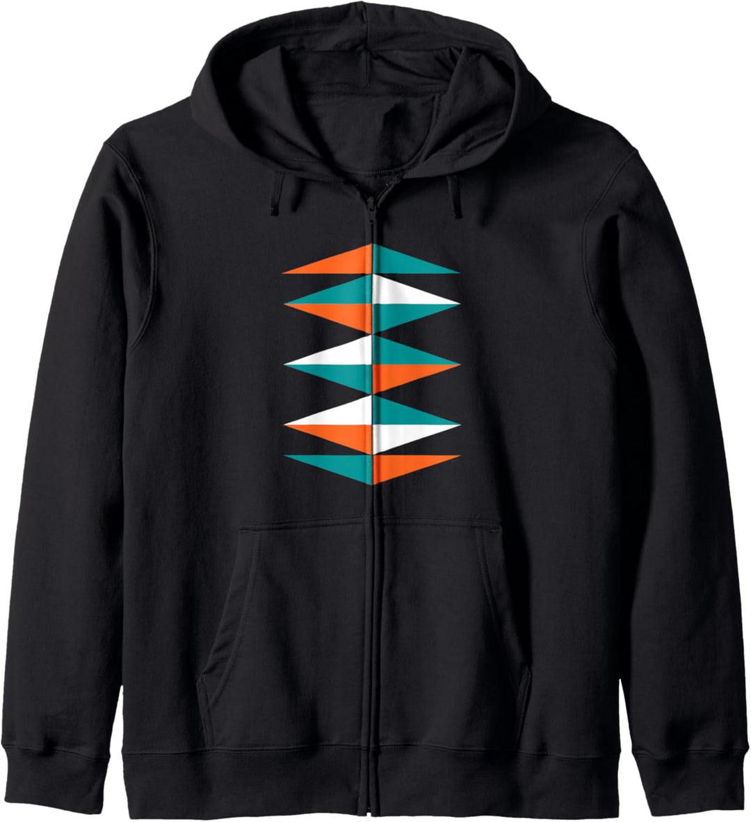 Dreieck Muster Geometrie abstrakt Minimalismus Hipster Kapuzenjacke